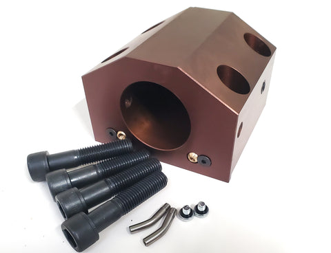 Holder for Haas BOT40 CNC Lathe 2-1/2” I.D. Internal Static Tool Block w/ Coolant Through Plate