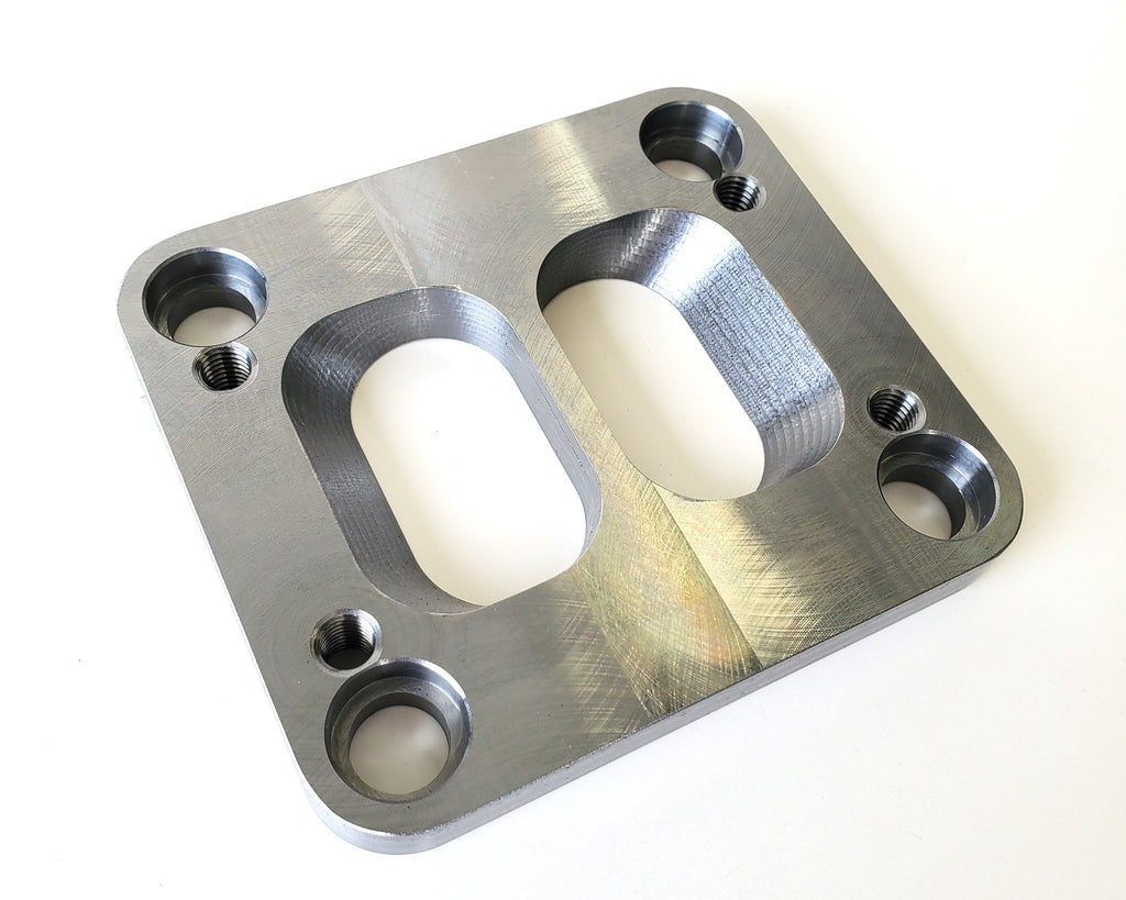 T3 To T4 Reversed Counter bored Divided Turbo Flange Adapter Plate For t3-to-t4-reversed-counter-bored-divided-turbo-flange-adapter-plate-for