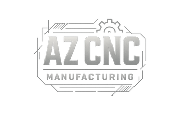 logo for AZ CNC Manufacturing. A company that uses cnc mills and lathes to make parts.
