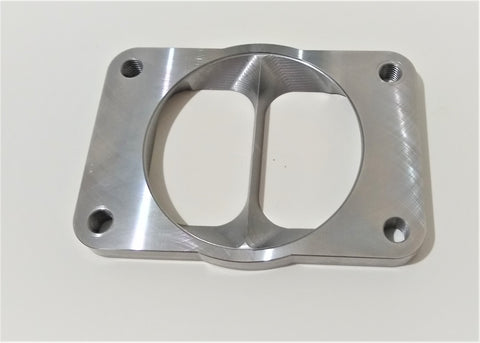 3.5" to T6 Twin Scroll Turbo Adapter Flange for Dodge Cummins 304 Stainless Steel