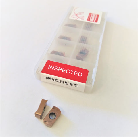 TUNGALOY LNMU0303ZER-MJ AH120 CARBIDE INSERTS, 10 PCS FOR STAINLESS STEEL