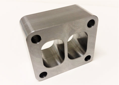thumbnail image 2 of T3 Twin Scroll Divided Inlet Turbo Spacer Flange (1 Inch Thick) – Undisclosed Brand 2 of 2