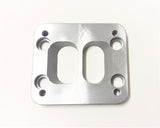 HX52 to T3 Counter-bored Divided Turbo Flange Adapter Plate for Cummins Manifold